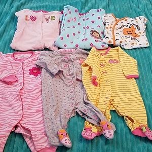 6 peice girl pj set
